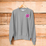 Pink AP Sticky Note x Champion Sweatshirt